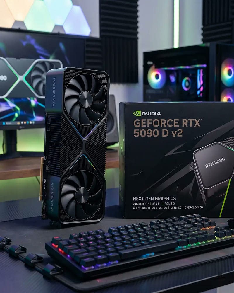  RTX5090 D V2 圖 : 翻攝自 X @GameGPU_com 