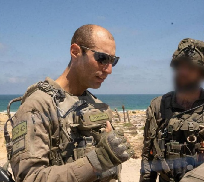  本次遭真主黨襲擊襲擊負傷的以色列軍官 圖：翻攝自ig @jewishbreakingnews 