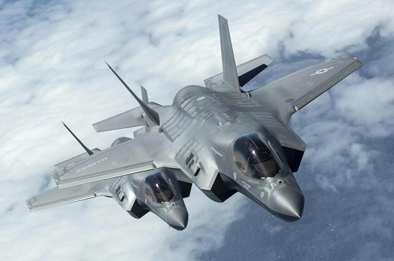 F-35b多功能垂直起降戰鬥機。 圖:翻攝自百度 F-35b多功能垂直起降戰鬥機。 圖:翻攝自百度