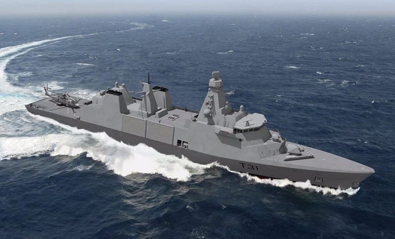 英國 31 型輕級護衛艦。 圖:翻攝自軍武次位元 英國 31 型輕級護衛艦。 圖:翻攝自軍武次位元