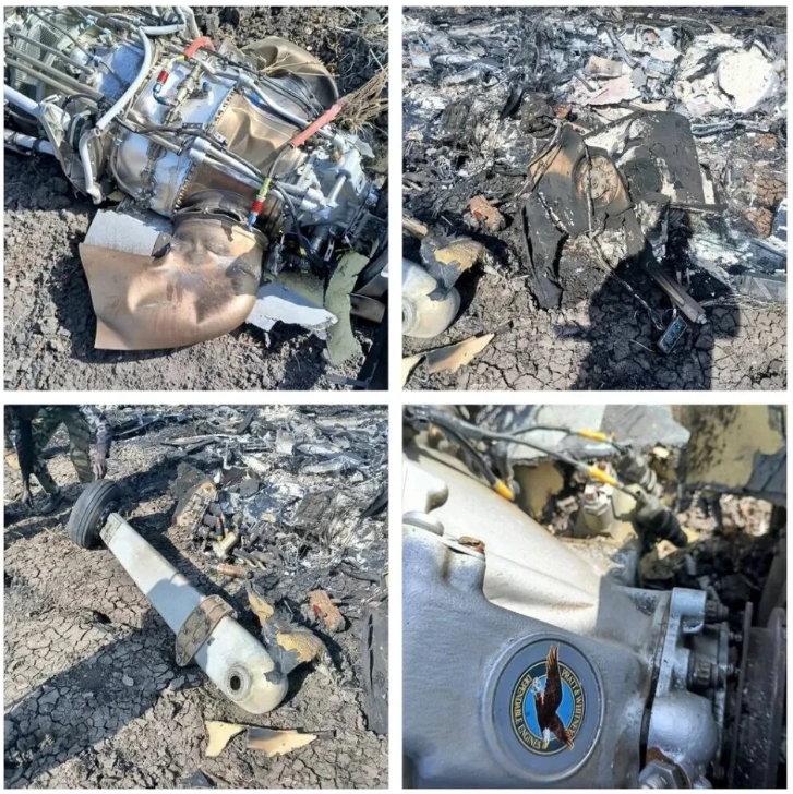 後續釋出的殘骸畫面顯示為遊騎兵無人機B型畫面 圖:翻攝自騰訊網 後續釋出的殘骸畫面顯示為遊騎兵無人機B型畫面 圖:翻攝自騰訊網
