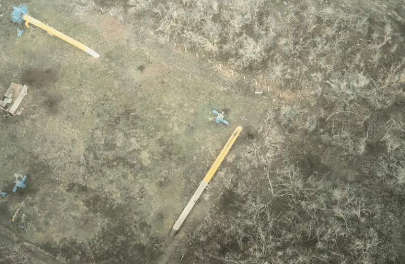 烏軍破壞管道前 圖:翻攝自騰訊網 烏軍破壞管道前 圖:翻攝自騰訊網