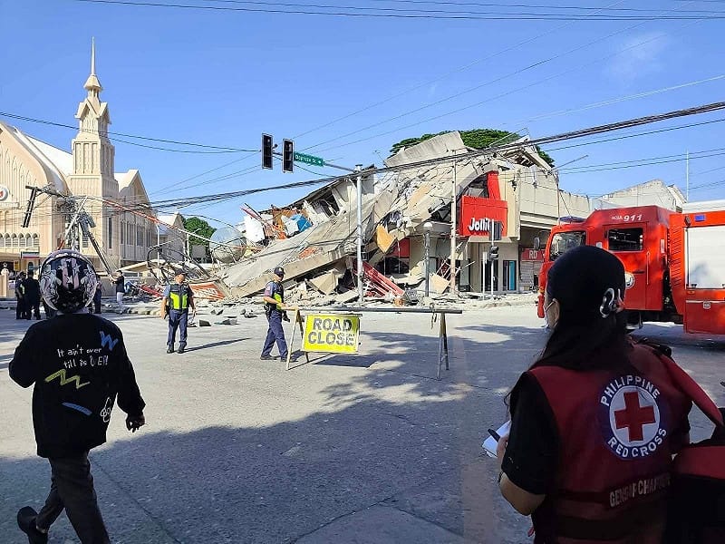 據地震部門稱,震央位於桑托斯將軍市西南約13公里處,震源深度10公里。 圖:翻攝自 X @W0lverineupdate 據地震部門稱,震央位於桑托斯將軍市西南約13公里處,震源深度10公里。 圖:翻攝自 X @W0lverineupdate