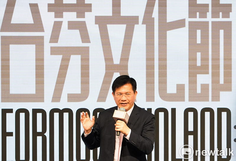 外交部長林佳龍前往文化總會出席「台芬文化節 F:F:F－Formosa : Finland : Fest. 出發記者會」。&nbsp;&nbsp;&nbsp;圖：張良一/攝