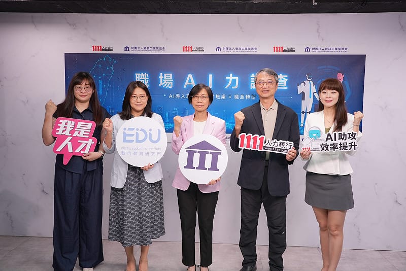 據1111人力銀行資料庫顯示，近三年應徵 AI 領域相關職缺的人數大幅成長 102.9%，光是今年首季，應徵人數就達去年一整年的 4 成；而在供給端，今年首季 AI 領域相關工作機會數，將近 3.5 萬筆，已達前年的 9 成。&nbsp;&nbsp;&nbsp;圖：1111人力銀行／提供