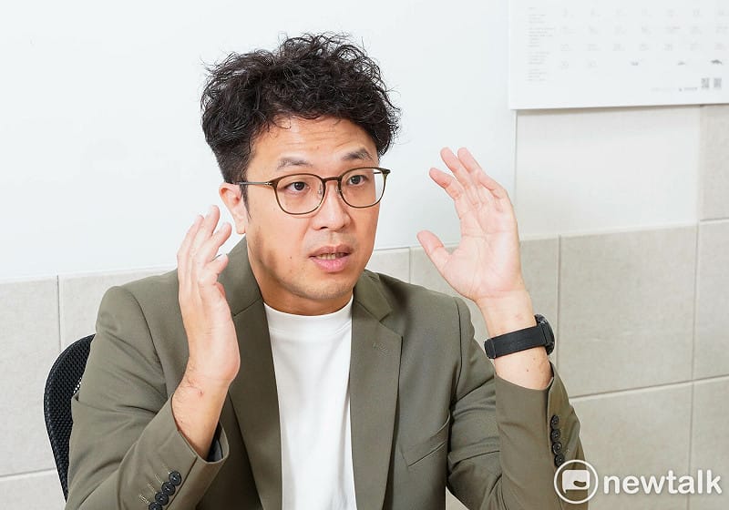 民進黨台北市長參選人沈伯洋專訪。&nbsp;&nbsp;&nbsp;圖：張良一 / 攝
