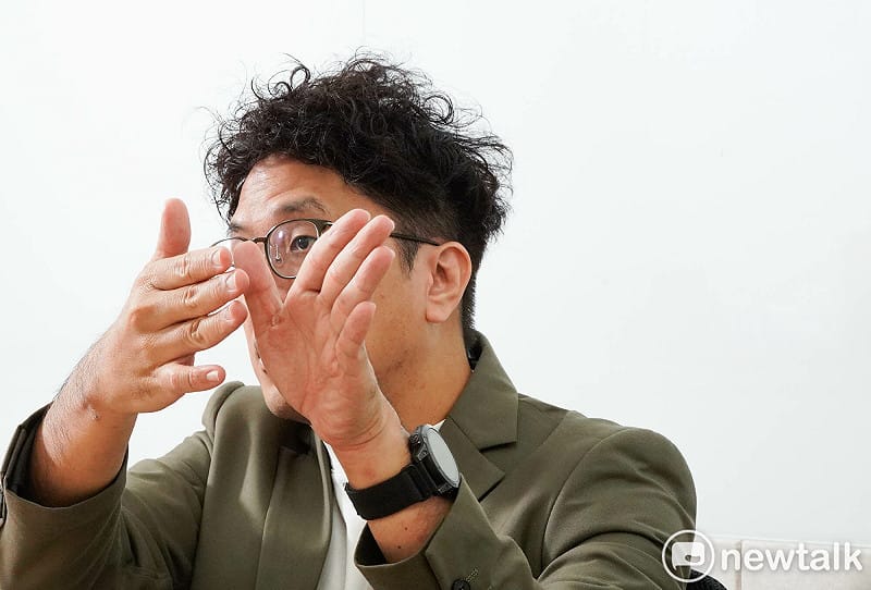  民進黨台北市長參選人沈伯洋專訪。 圖：張良一/攝 