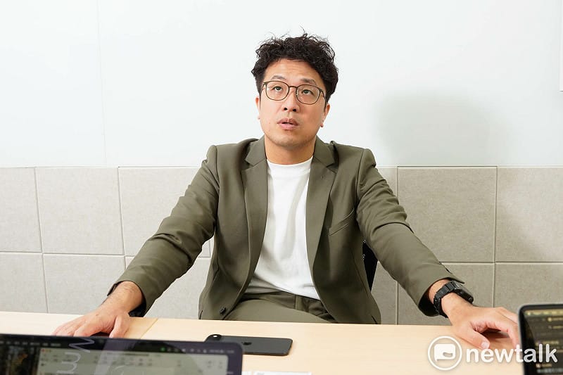  民進黨台北市長參選人沈伯洋專訪。 圖：張良一/攝 