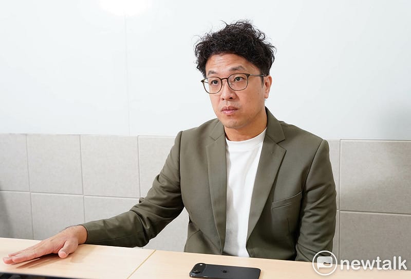  民進黨台北市長參選人沈伯洋專訪。 圖：張良一/攝 