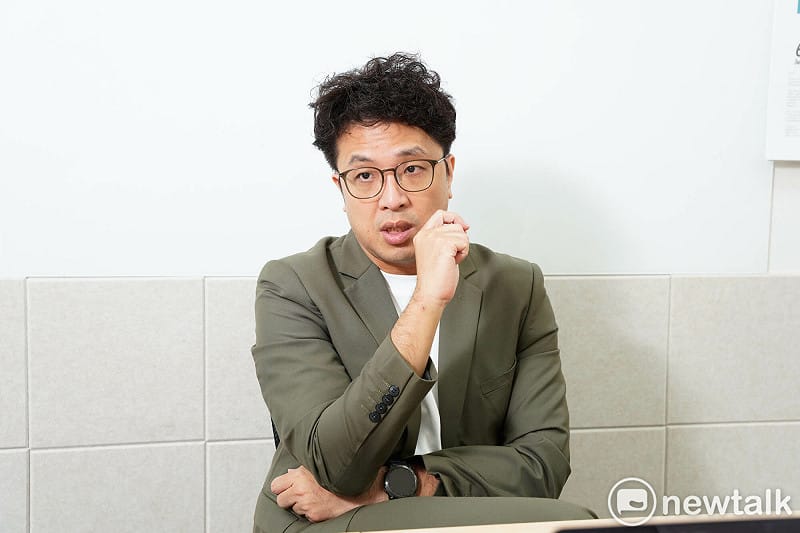  民進黨台北市長參選人沈伯洋專訪。 圖：張良一/攝 