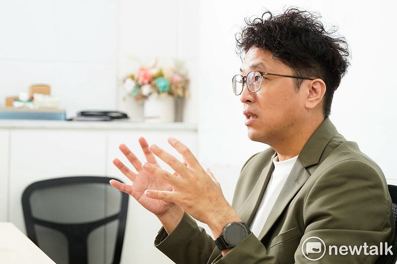 沈伯洋設定選戰3個目標，首先就是一定要贏。 圖：張良一/攝 