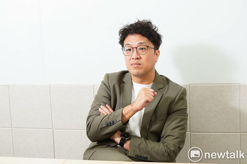 民進黨台北市長參選人沈伯洋。&nbsp;&nbsp;&nbsp;圖：張良一/攝