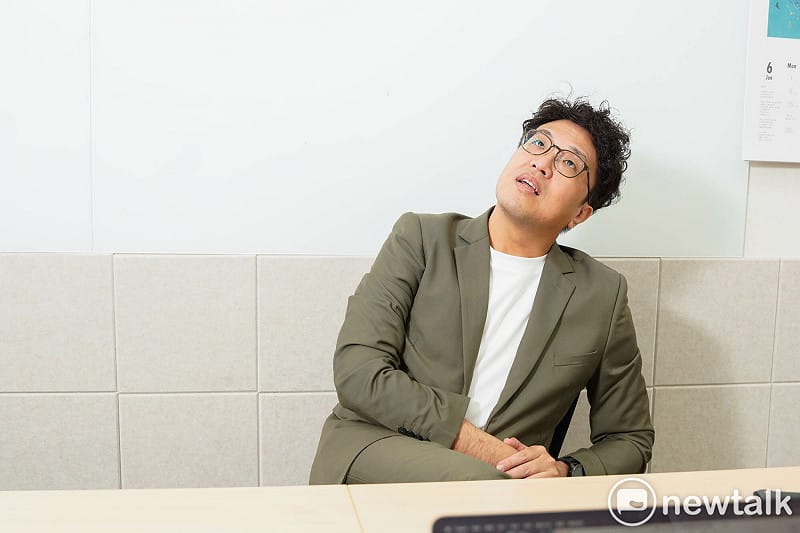 民進黨台北市長參選人沈伯洋專訪。&nbsp;&nbsp;&nbsp;圖：張良一 / 攝
