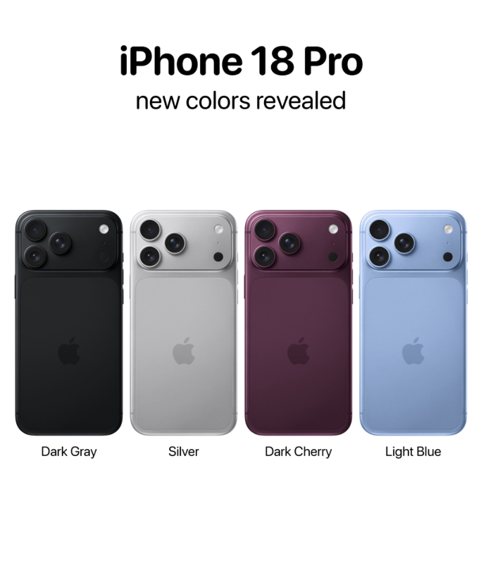 Iphone 18 概念圖（示意圖） 圖：翻攝自 X @theapplehub 