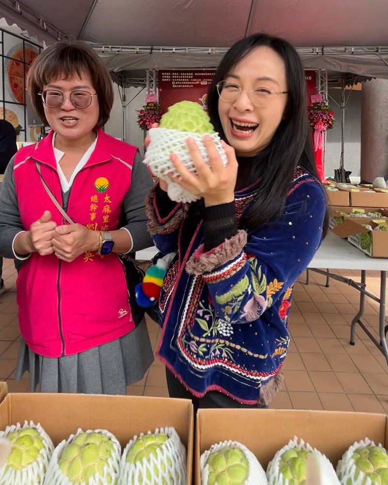 指出,目前最大的問題在於中國仍對台灣鳳梨釋迦課徵高達 29% 的關稅。 圖:翻攝自陳瑩臉書 指出,目前最大的問題在於中國仍對台灣鳳梨釋迦課徵高達 29% 的關稅。 圖:翻攝自陳瑩臉書