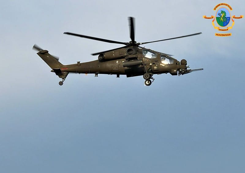 菲律賓海軍陸戰隊與美國海軍陸戰隊進行了近距離空中支援演習(CASEX)和間接火力支援演習,圖為T129 ATAK直升機演習。 圖:翻攝自 X @Defence_Turk 菲律賓海軍陸戰隊與美國海軍陸戰隊進行了近距離空中支援演習(CASEX)和間接火力支援演習,圖為T129 ATAK直升機演習。 圖:翻攝自 X @Defence_Turk