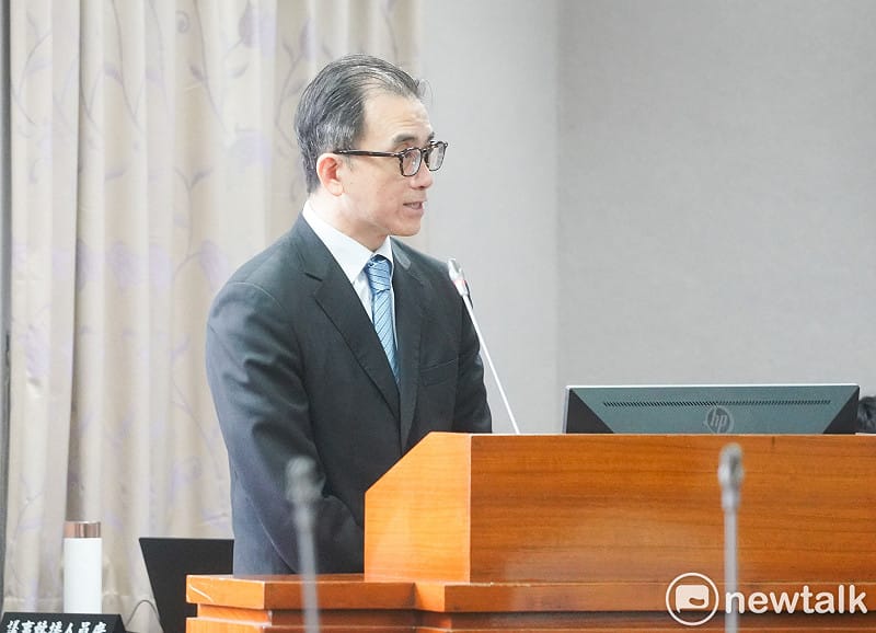 考試院秘書長陳建忻在立院司法及法制委員會備詢。&nbsp;&nbsp;&nbsp;圖：張良一/攝