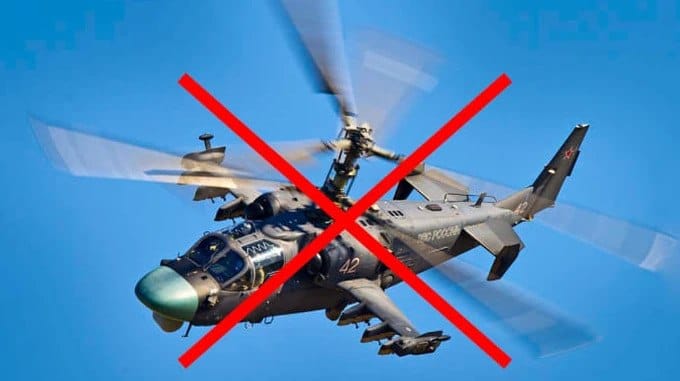 俄羅斯 Ka-52 直升機是在與烏克蘭無人機進行激烈交戰期間墜毀,連俄方內部來源也坦承直升機是「撞上」了「無人機殘骸」而釀成大禍。 圖:翻攝自 X @NOELreports 俄羅斯 Ka-52 直升機是在與烏克蘭無人機進行激烈交戰期間墜毀,連俄方內部來源也坦承直升機是「撞上」了「無人機殘骸」而釀成大禍。 圖:翻攝自 X @NOELreports