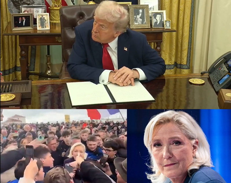 美國總統川普（Donald Trump）當時亦公開痛批此案根本是一場「政治迫害」。 圖：翻攝自 X @EricLDaugh 