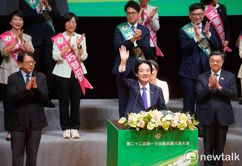 民進黨今舉行第二十二屆第一次全國黨員代表,黨主席賴清德在會中致詞。 圖:張良一/攝 民進黨今舉行第二十二屆第一次全國黨員代表,黨主席賴清德在會中致詞。 圖:張良一/攝