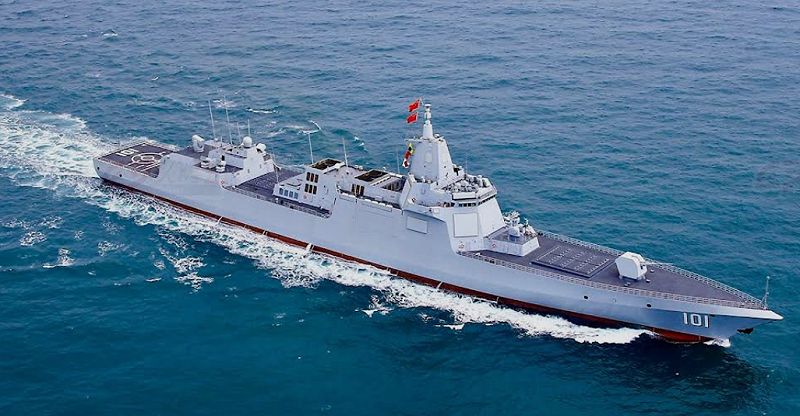 圖為中國 055 型,突破大型艦艇總體設計、訊息集成、總裝建造等關鍵技術,裝備有新型防空、反導、反艦、反潛武器,具有較強的訊息感知、防空反導和對海打擊能力。 圖:翻攝自 hk01 圖為中國 055 型,突破大型艦艇總體設計、訊息集成、總裝建造等關鍵技術,裝備有新型防空、反導、反艦、反潛武器,具有較強的訊息感知、防空反導和對海打擊能力。 圖:翻攝自 hk01
