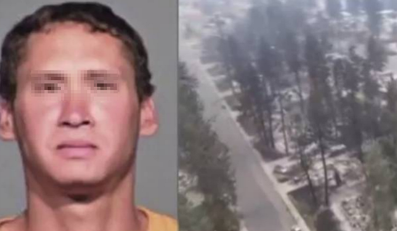37歲的Aaron F.Farinacci被確認為Spokane的Old Trails Fire火災背後的嫌疑人; 圖:翻攝自 X @RapidReport2025 37歲的Aaron F.Farinacci被確認為Spokane的Old Trails Fire火災背後的嫌疑人; 圖:翻攝自 X @RapidReport2025