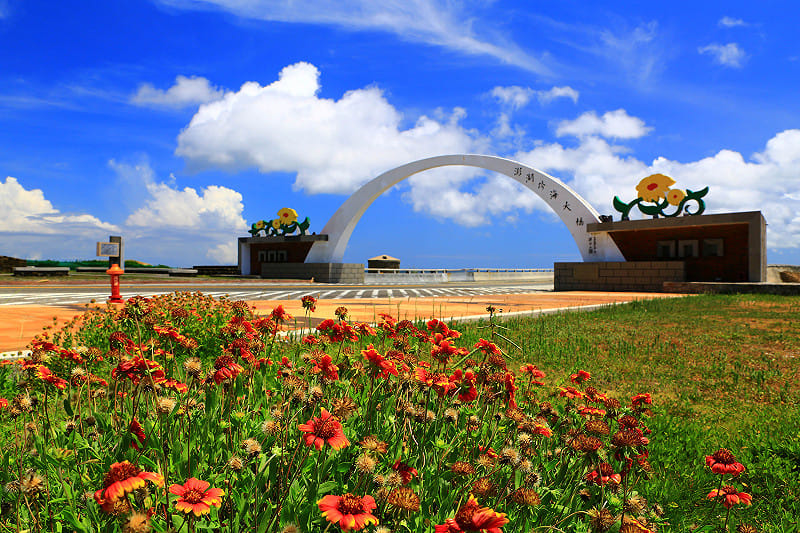 澎湖知名地標「跨海大橋」。&nbsp;&nbsp;&nbsp;圖：華信航空／提供