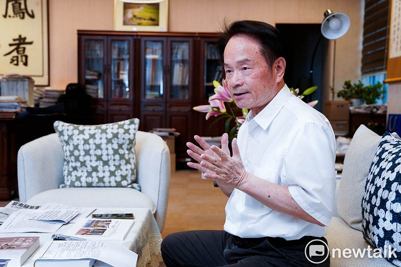 國史館館長陳儀深專訪。&nbsp;&nbsp;&nbsp;圖：張良一/攝