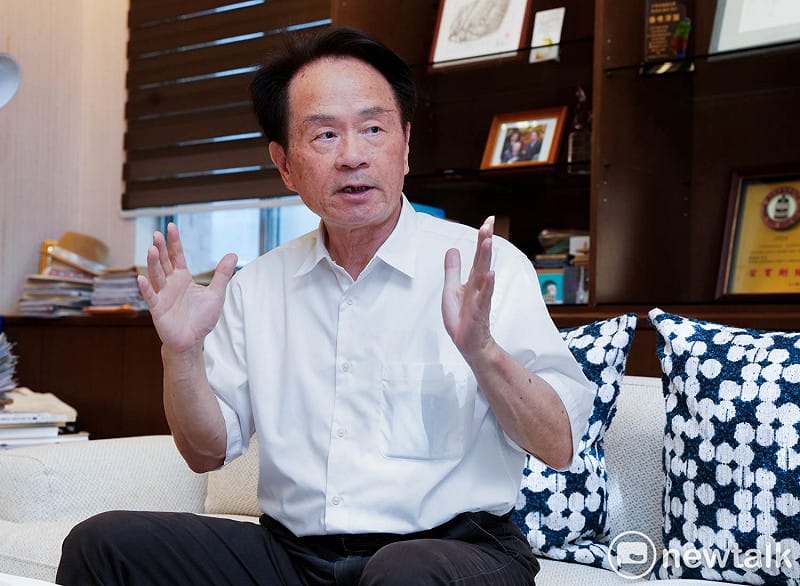 國史館館長陳儀深接受新頭殼專訪，「中國對台威脅也包括爭奪歷史解釋權」。&nbsp;&nbsp;&nbsp;圖：張良一/攝
