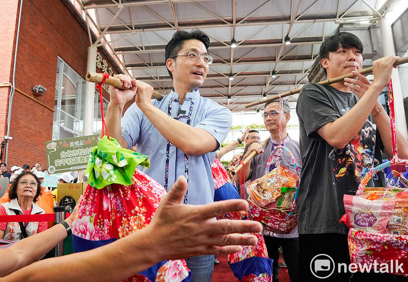 臺北市長蔣萬安出席2026臺北客家義民嘉年華。 圖:張良一/攝 臺北市長蔣萬安出席2026臺北客家義民嘉年華。 圖:張良一/攝