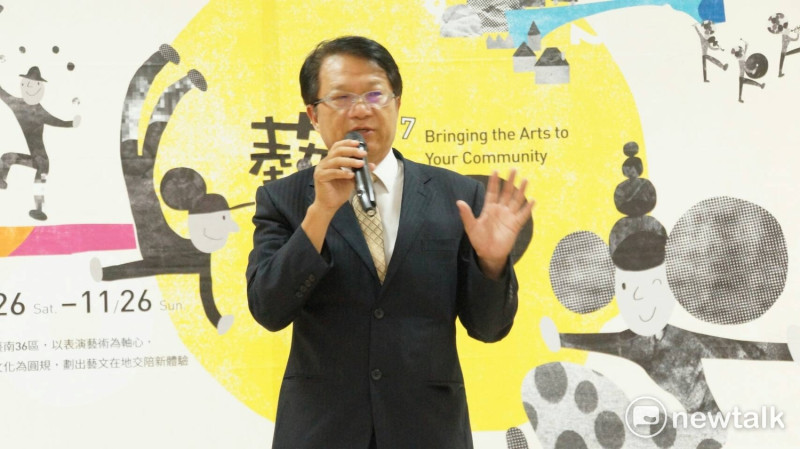 有意參選台南市長的顏純左針對台南市目前的停車問題提出看法。   圖 : 黃博郎/攝