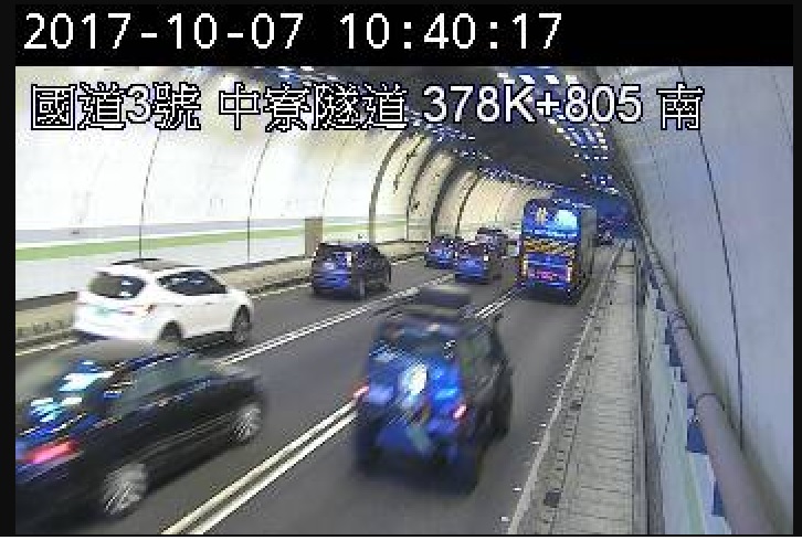 目前現場狀況已排除。 圖:擷取自高公局網站