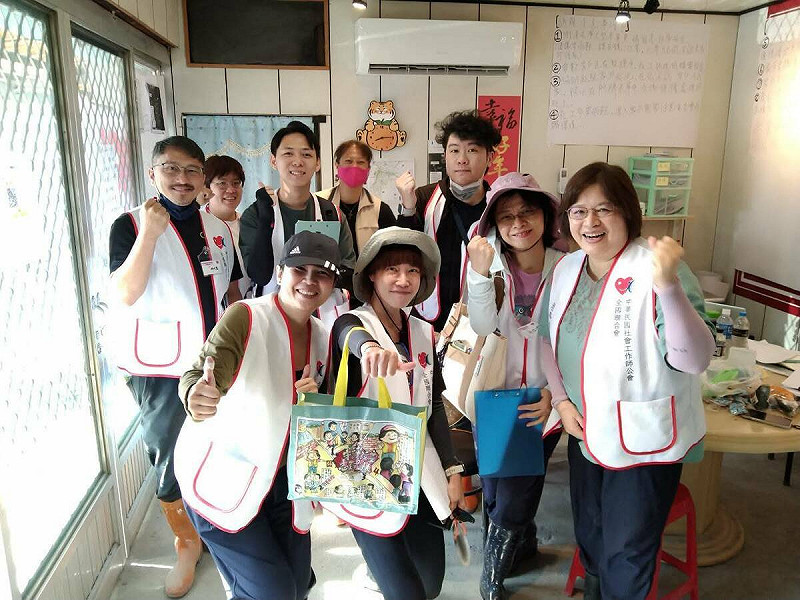 全國社工師全聯會速助花蓮光復災區172戶家具到位，今日宣佈階段性任務圓滿完成。   圖：全國社工師全聯會提供