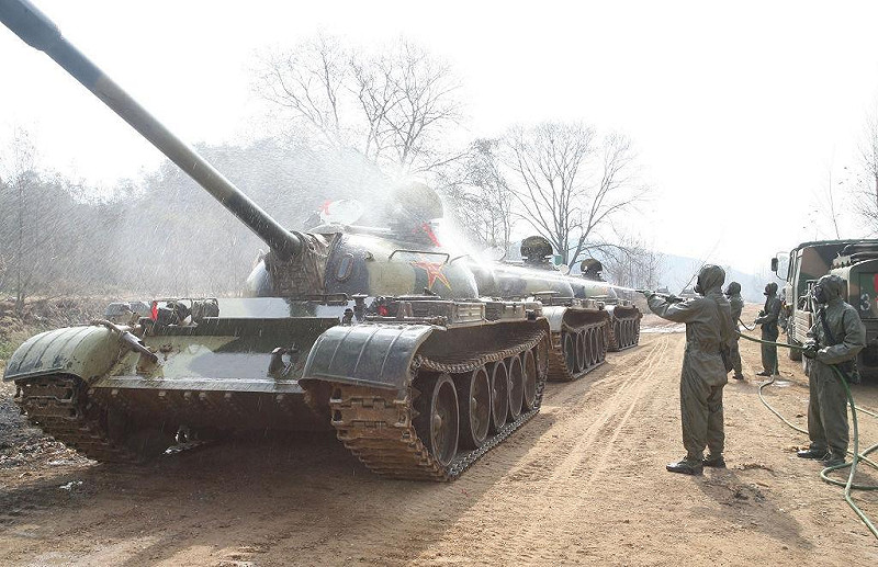 中國 59 式戰車為蘇聯 T-54 的仿製版,被許多第三世界國家裝備,有多款現代化與延伸型號。圖:翻攝自知乎 中國 59 式戰車為蘇聯 T-54 的仿製版,被許多第三世界國家裝備,有多款現代化與延伸型號。圖:翻攝自知乎