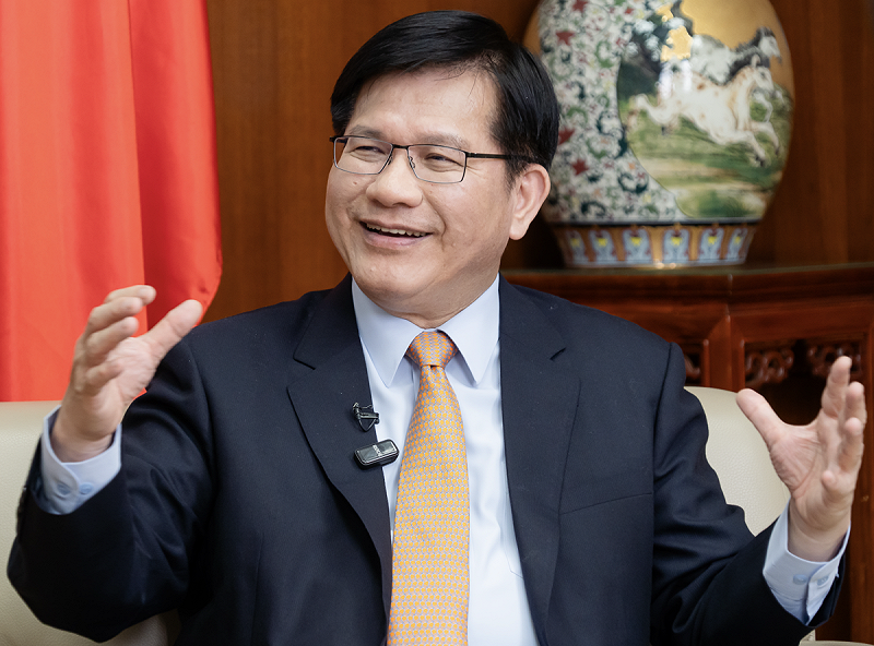 林佳龍說，台灣希望在菲律賓宿霧設立辦事處。   圖：外交部提供
