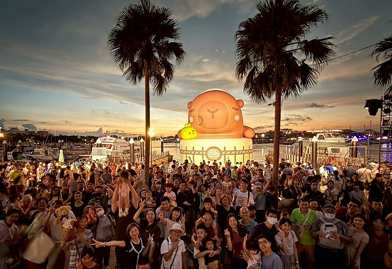 「2025卡比胖拉出沒注意！台南萌翻天」展期只到10月19日。   圖：台南市觀光旅遊局／提供
