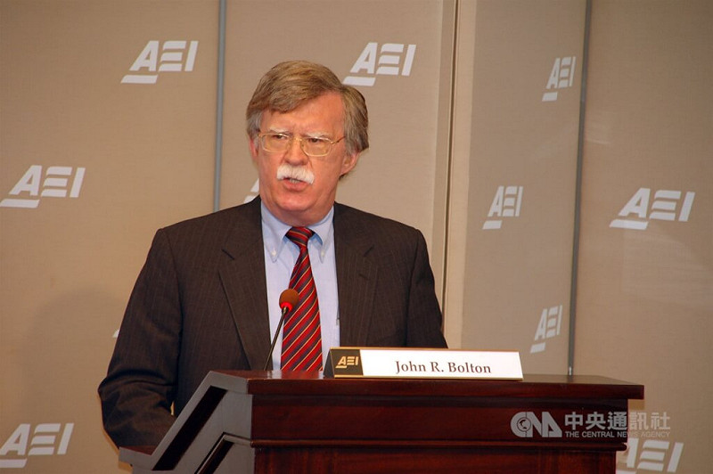 美國前國安顧問波頓。（中央社檔案照片）   圖：中央社提供