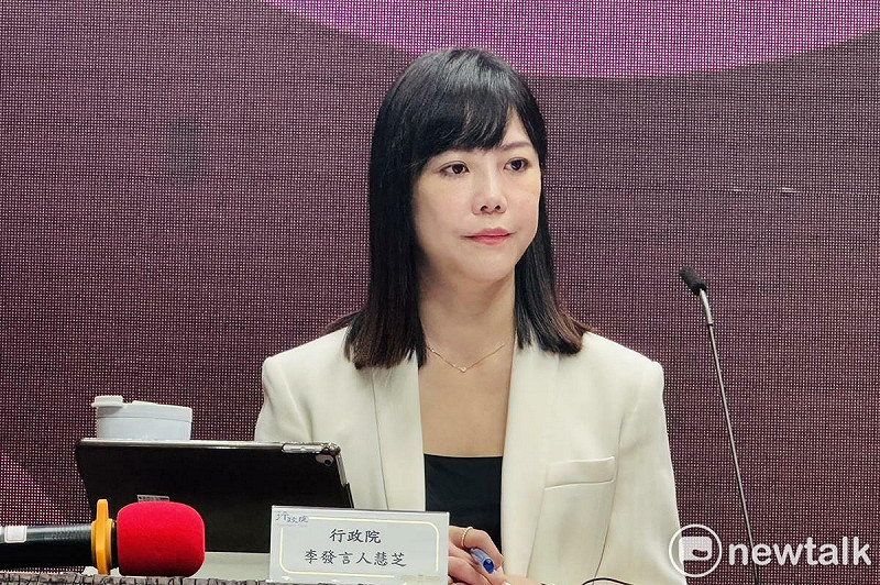 行政院發言人李慧芝。   圖：謝莉慧/攝