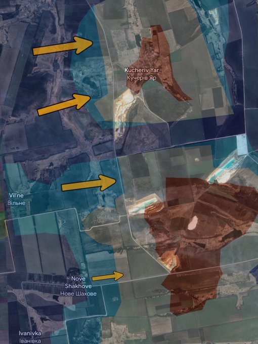 烏軍也在紅軍城地區發起反攻,持續將俄軍士兵向東逼退。 圖:翻攝自 @GloOouD X 帳號