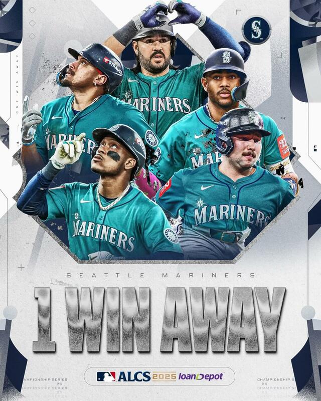 美國職棒大聯盟MLB西雅圖水手17日以6比2擊敗多倫多藍鳥。（圖取自x.com/mlb）   