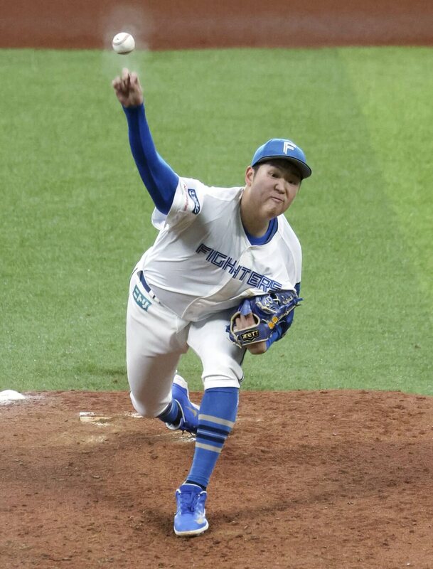 日職季後賽18日第5戰，北海道日本火腿鬥士隊將推出「台灣金孫」古林睿煬先發。（共同社）   