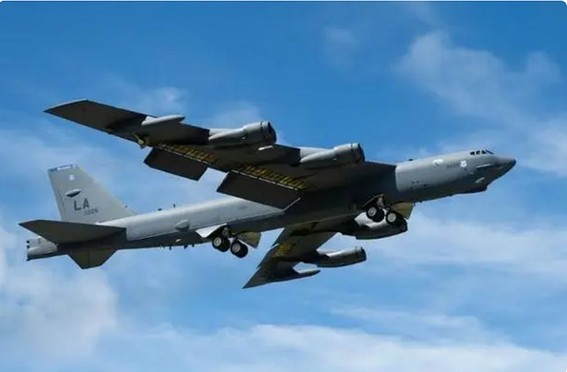 美國空軍B-52戰略轟炸機。   圖：翻攝自騰訊網