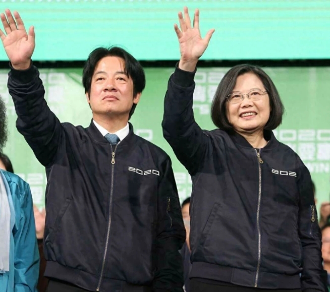 賴清德總統與前總統蔡英文(右)。 圖 : 資料照片