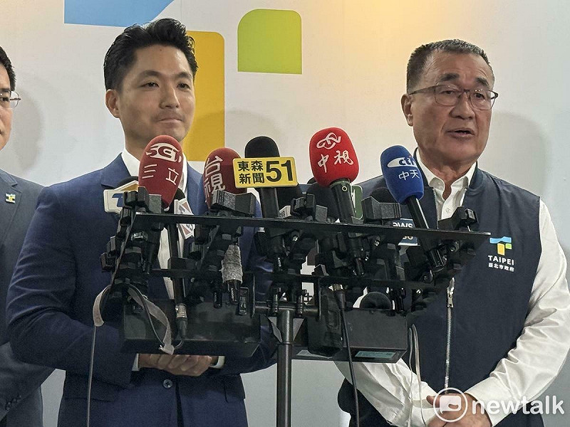 台北市長蔣萬安、副市長李四川。   圖：周煊惠 / 攝