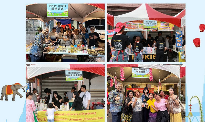 南洋美食市集讓南台灣民眾感受道地南國氛圍。 圖:高雄市政府行國處/提供