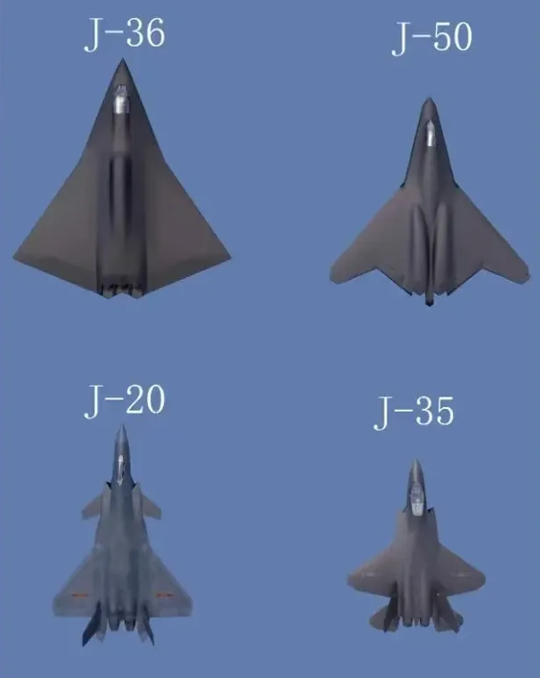 殲系列各類戰機。   圖:翻攝自國平視野