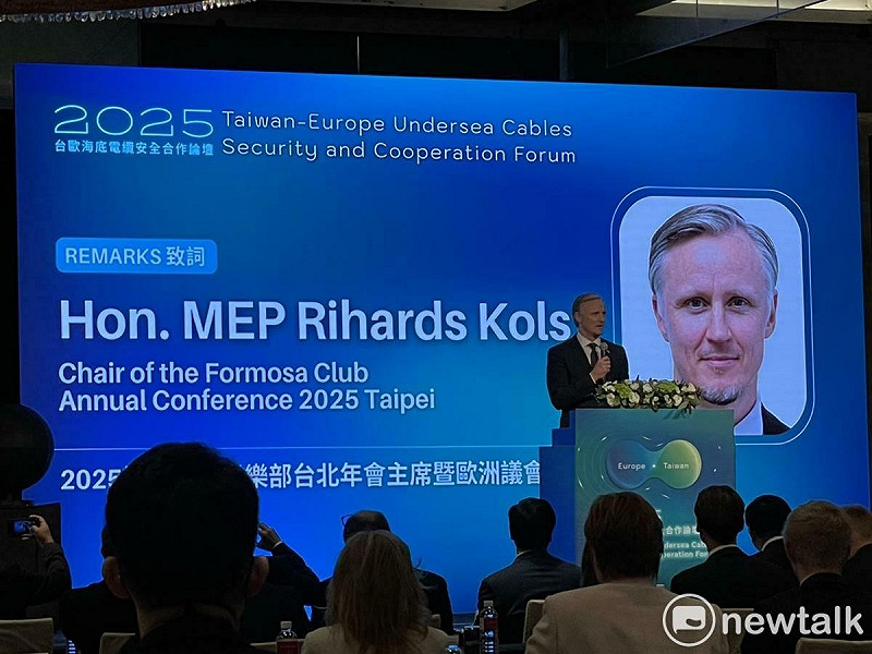 歐洲議會外交委員會議員柯理和(Rihards Kols)。 圖:高逸帆/攝   歐洲議會外交委員會議員柯理和(Rihards Kols)。 圖:高逸帆/攝