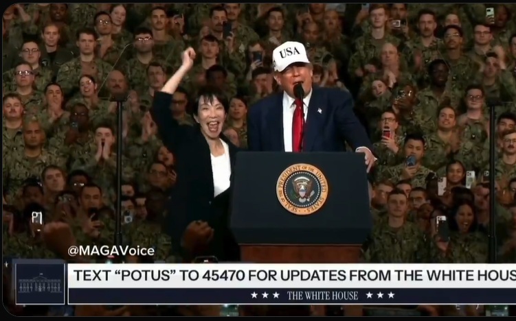 川普、高市共訪橫須賀航艦  強化日美聯盟護台海穩定抗中威脅