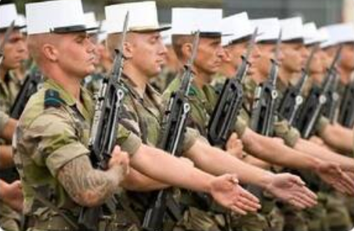 法國外籍兵團。(示意圖)   圖 : 翻攝自X