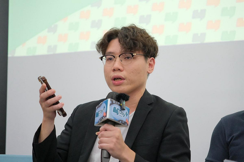 淡江大學戰略所學生蔡明穎。   圖:Y’s Day「週三青年日」